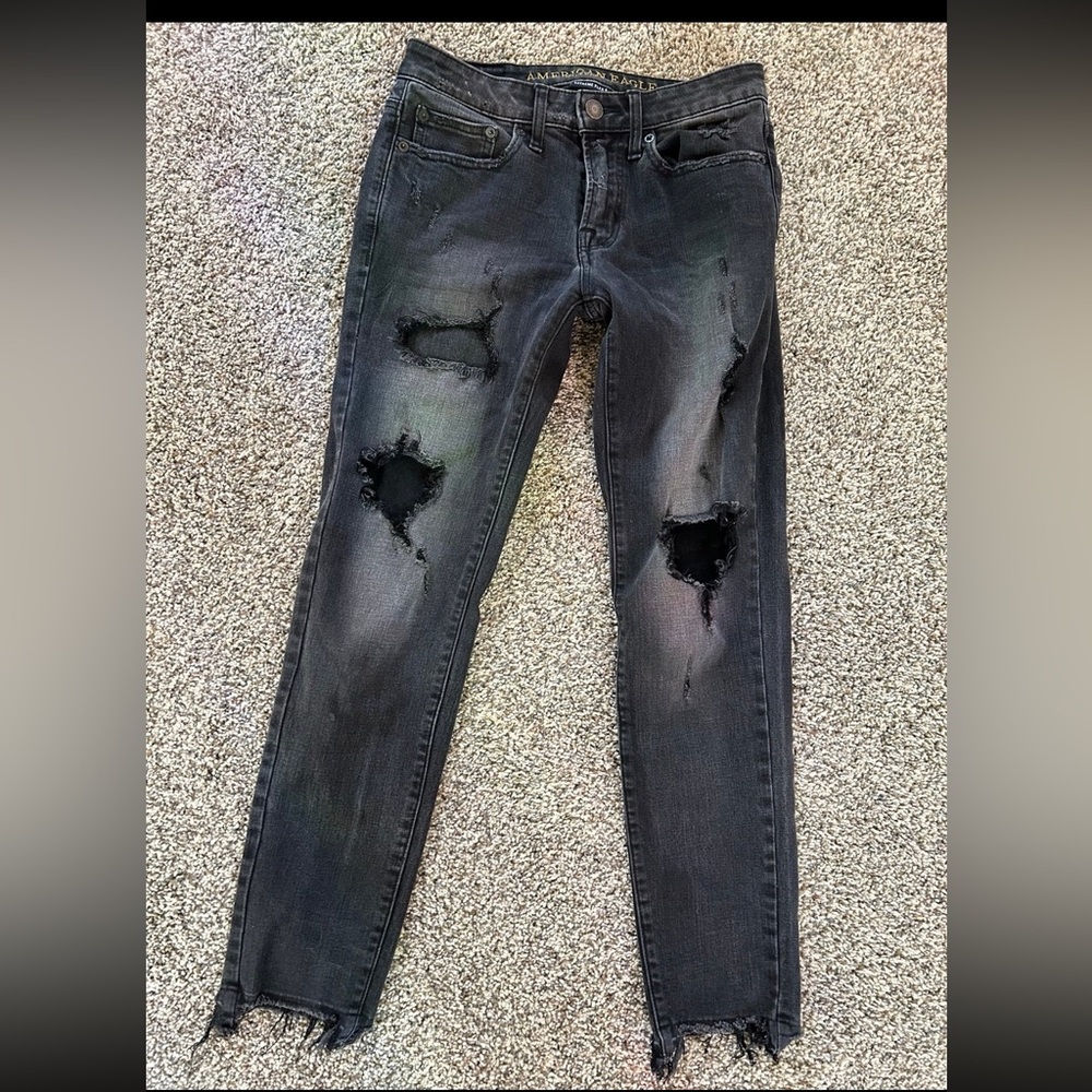 American Eagle ripped jeans